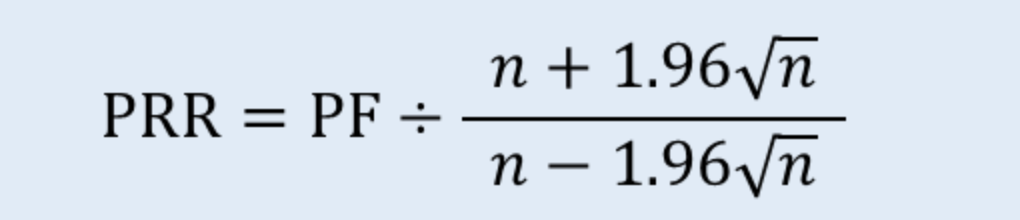 Pessimistic-Return-Ratio-Formula